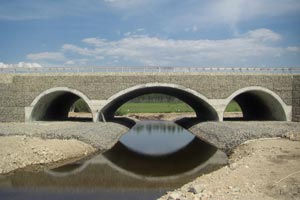 мост через реку Богузию