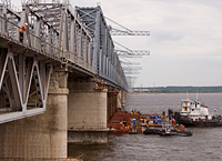 мост через Волгу в Ульяновске
